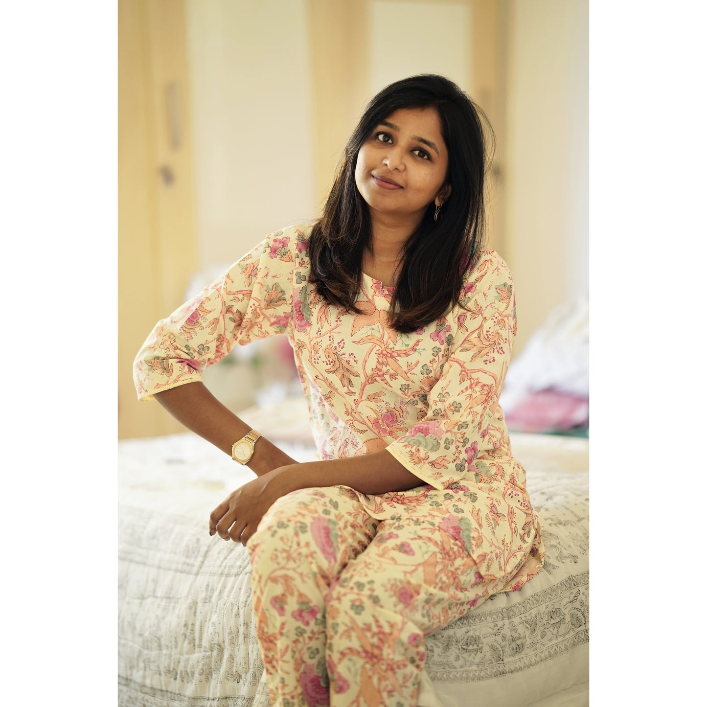 Pastel floral co ord set