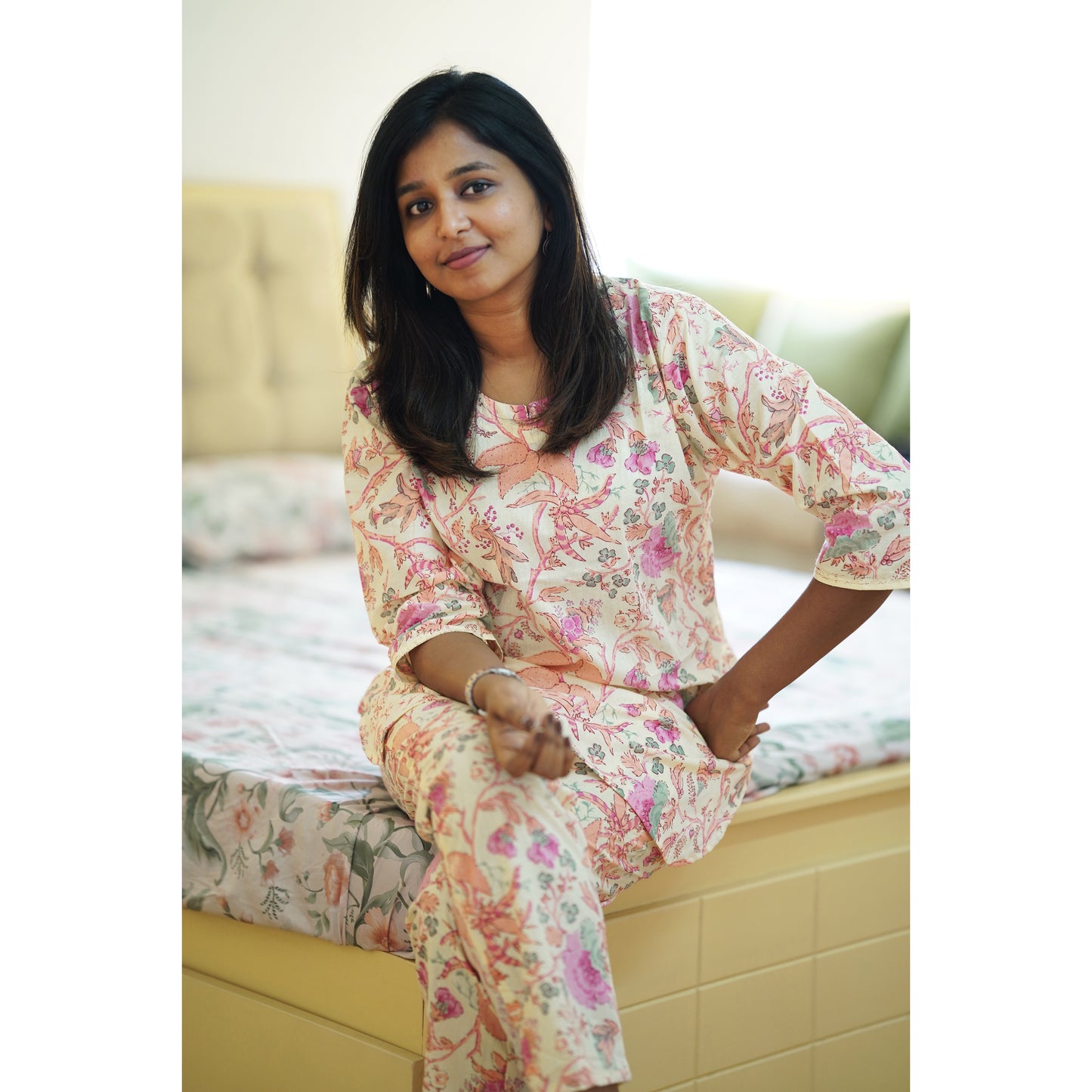 Pastel floral co ord set